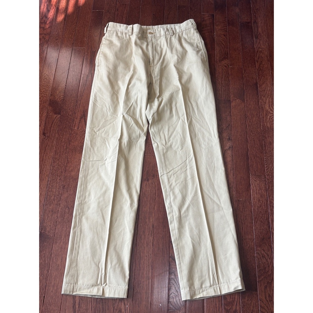 Bills Khakis M2 Classic Fit Khaki Pants Mens 33x34 Tan Cotton Made in USA 14696